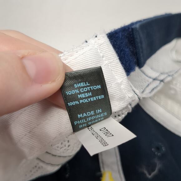 2021 Race To Robie Creek Strapback Trucker Hat Blue One Size District - Picture 10 of 10